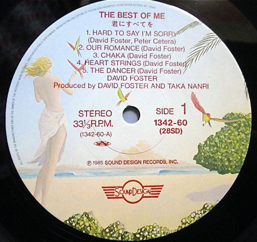 David Foster - The Best Of Me (LP, Album, RE, Rem)