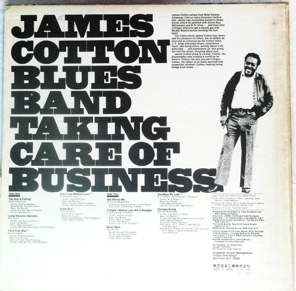 James Cotton Blues Band* - Taking Care Of Business (LP, Album)