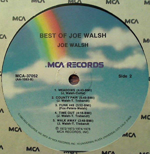 Joe Walsh - The Best Of Joe Walsh (LP, Comp, RE)