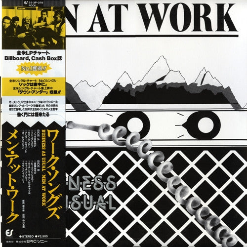 Men At Work - Business As Usual (LP, Album, Yel)