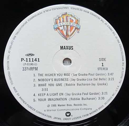 Maxus - Maxus (LP, Album)