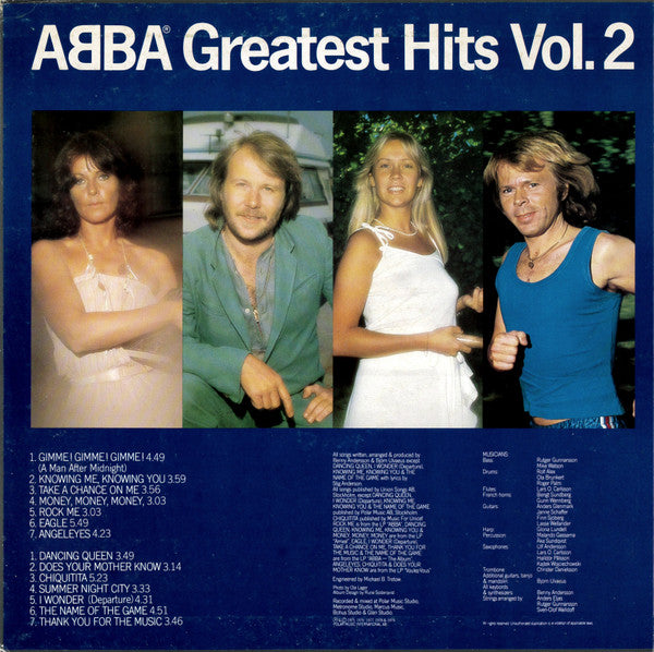 ABBA - Greatest Hits Vol. 2 (LP, Comp)