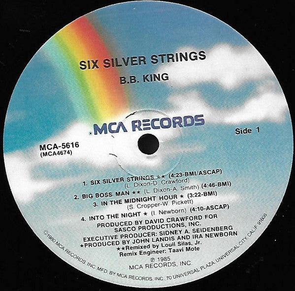 B.B. King - Six Silver Strings (LP, Album)