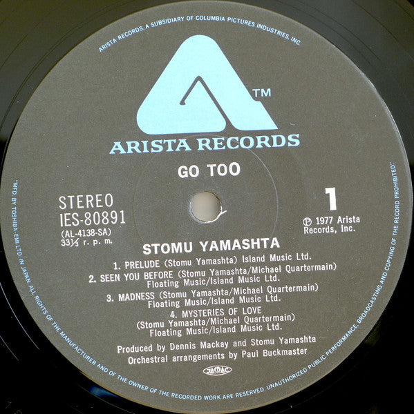 Stomu Yamashta's Go - Go Too (LP, Album)