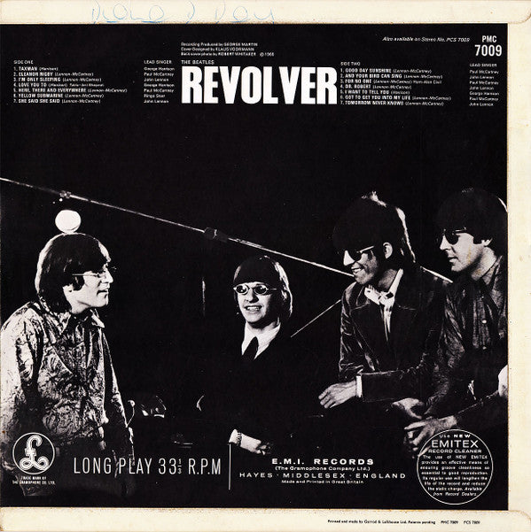 The Beatles - Revolver (LP, Album, Mono, 2nd)