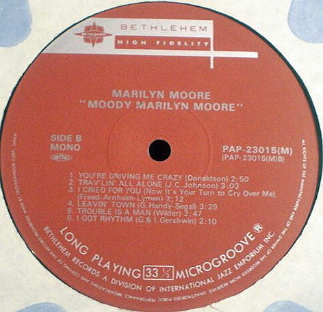 Marilyn Moore - Moody (LP, RE)