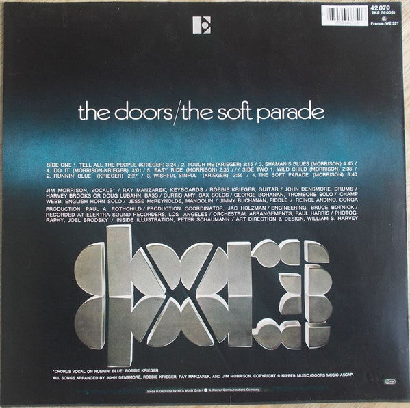 The Doors - The Soft Parade (LP, Album, RE)