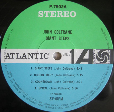 John Coltrane - Giant Steps = ジャイアント・ステップス(LP, Album, Stereo, Reissue)