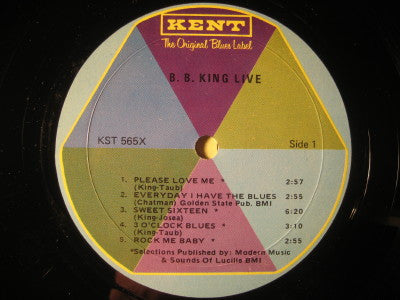 B.B. King - Live (LP, Album)