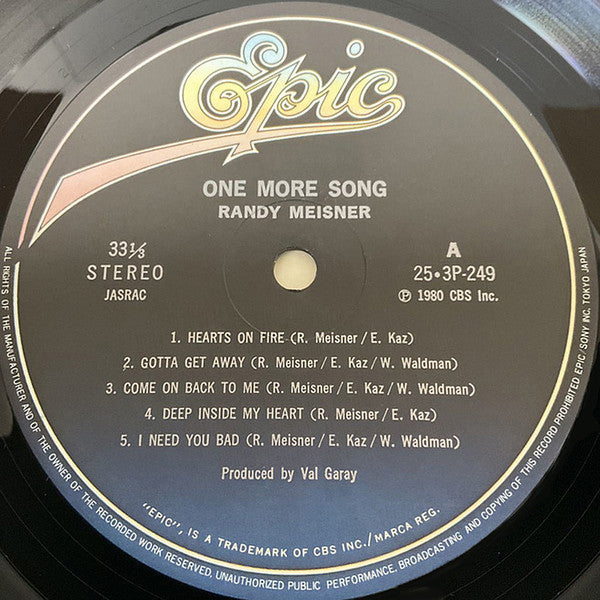 Randy Meisner - One More Song (LP, Album)