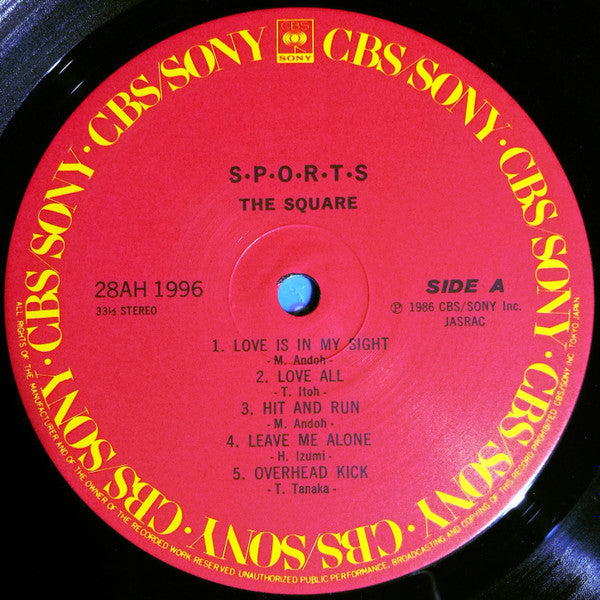 The Square* - S･P･O･R･T･S (LP, Album)