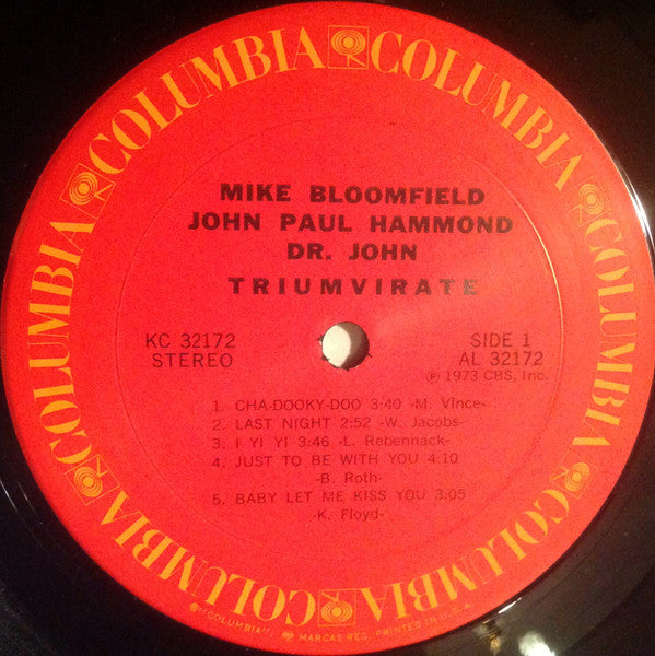 Bloomfield* / Hammond* / Dr. John - Triumvirate (LP, Album, San)