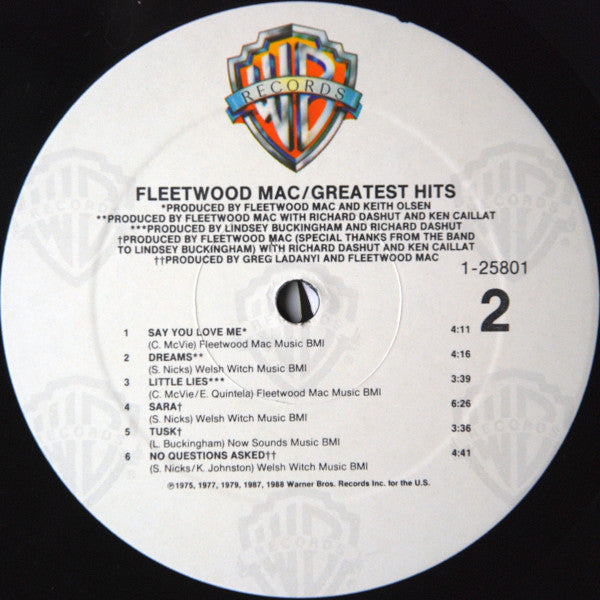 Fleetwood Mac - Greatest Hits (LP, Comp, All)