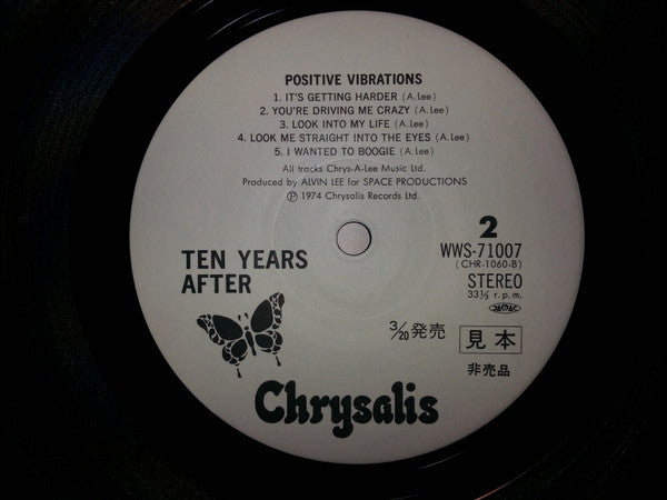 Ten Years After - Positive Vibrations (LP, Album, Promo, RE)