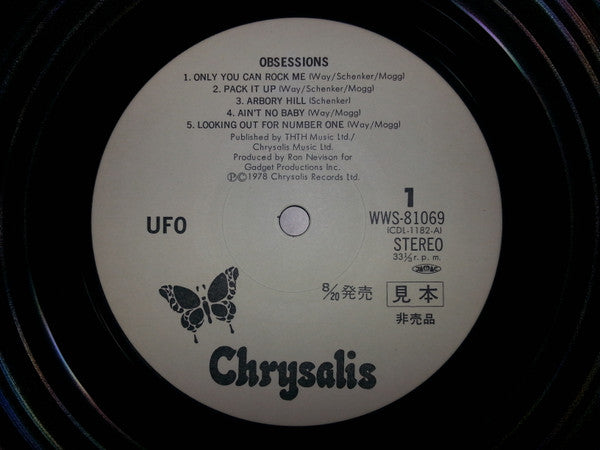 UFO (5) - Obsession (LP, Album, Promo)