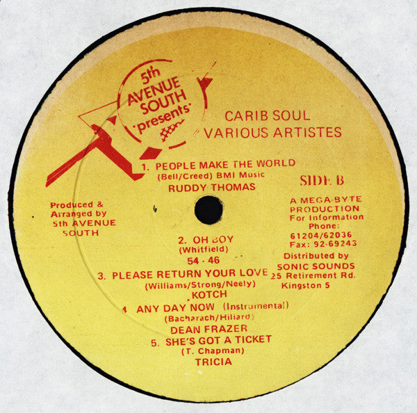 Various - 5th Avenue South Presents Carib Soul (LP, Comp)