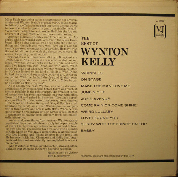 Wynton Kelly - The Best Of (LP, Comp)