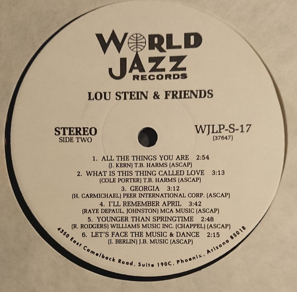Lou Stein - Lou Stein & Friends (LP, Comp)