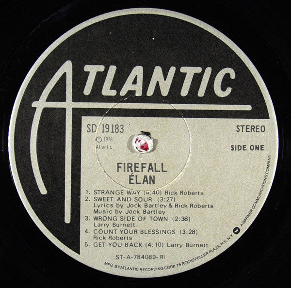Firefall - Élan (LP, Album, Ric)