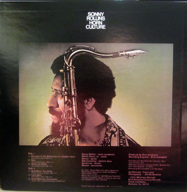 Sonny Rollins - Horn Culture (LP, Album)