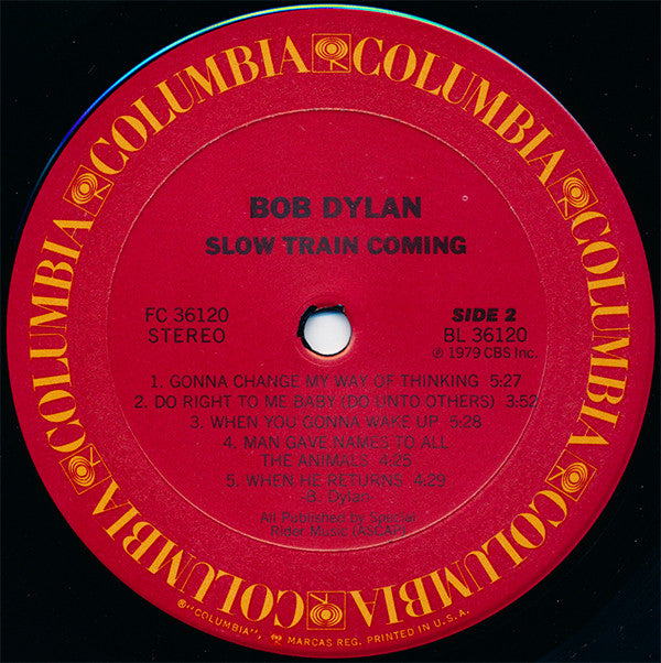 Bob Dylan - Slow Train Coming (LP, Album, Pit)