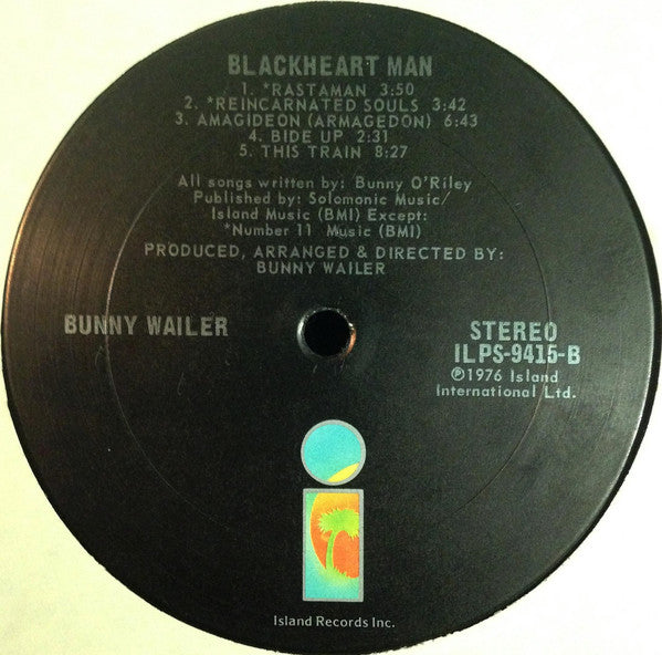 Bunny Wailer - Blackheart Man (LP, Album, Gat)