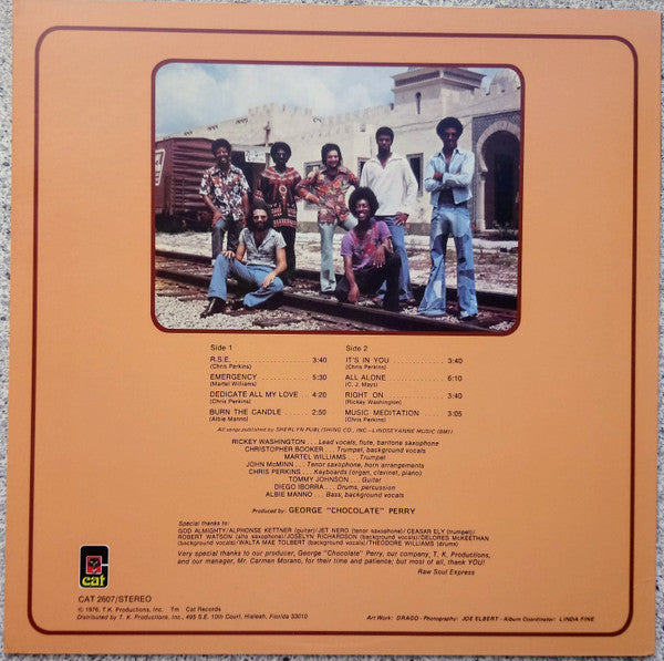 Raw Soul Express - Raw Soul Express (LP, Album, RE)