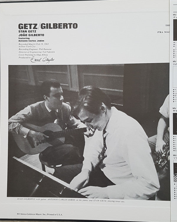 Stan Getz - Getz / Gilberto(LP, Album, RE, Gat)