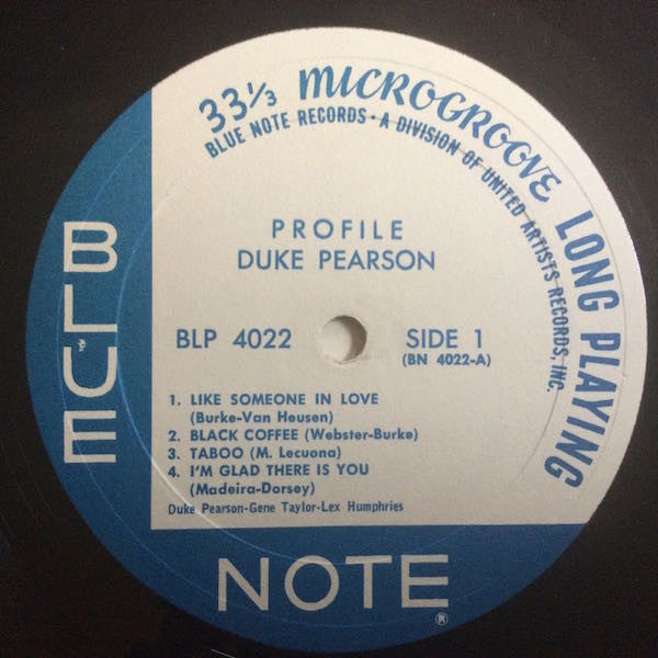 Duke Pearson - Profile (LP, Album, Mono, RM)