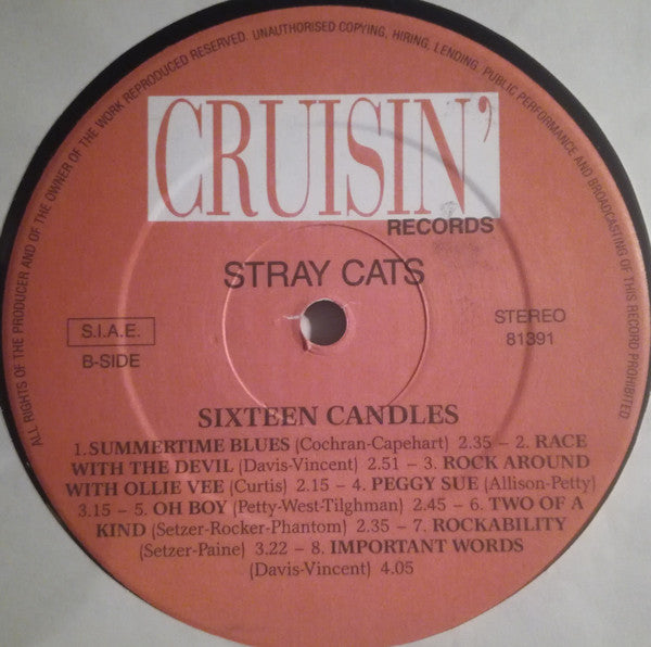 Stray Cats - Sixteen Candles (LP, Comp, Unofficial)