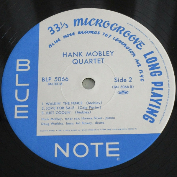 Hank Mobley Quartet - Hank Mobley Quartet (LP, Album, Mono, Ltd, RE)