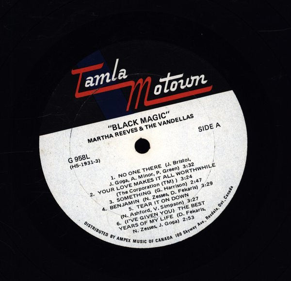 Martha Reeves & The Vandellas - Black Magic (LP, Album)