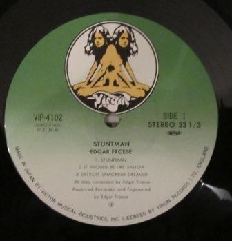 Edgar Froese - Stuntman (LP, Album, RE)