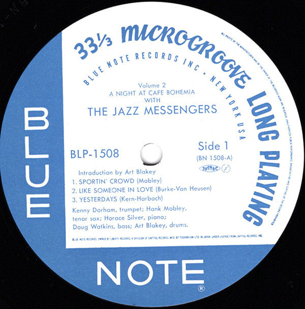 Art Blakey & The Jazz Messengers - At The Cafe Bohemia Volume 2(LP,...