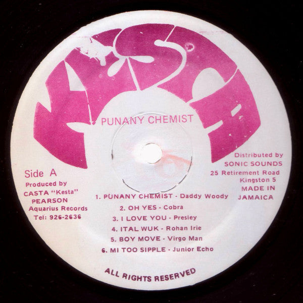 Various - Kesta Presents Punany Chemist (LP, Comp, red)