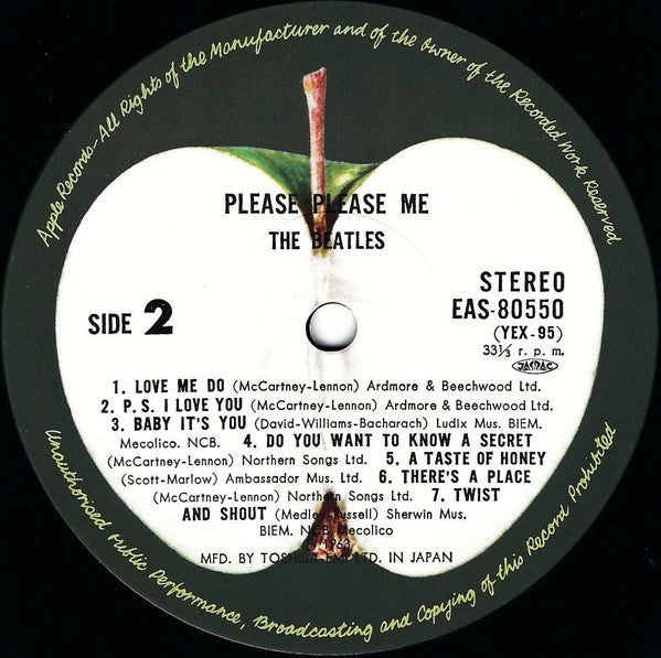 The Beatles - Please Please Me = プリーズ・プリーズ・ミー(LP, Album, RE)