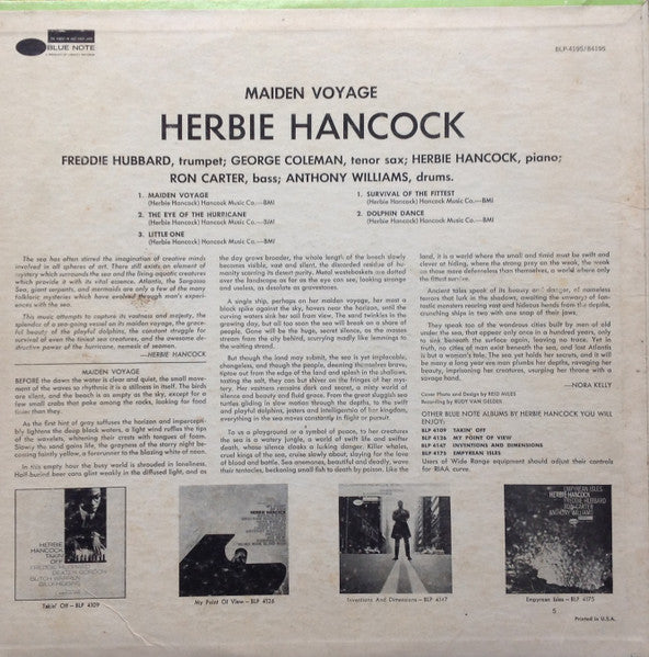 Herbie Hancock - Maiden Voyage = 処女航海(LP, Album, Repress, Stereo)