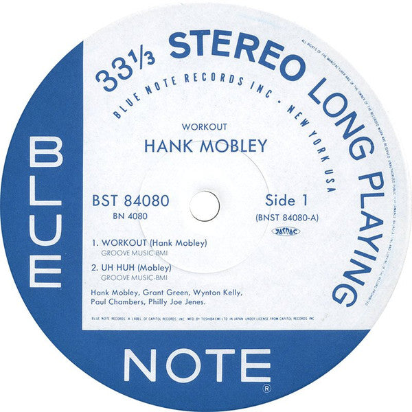 Hank Mobley - Workout (LP, Album, Ltd, RE)