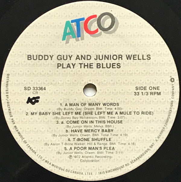 Buddy Guy & Junior Wells - Play The Blues (LP, Album, RE)