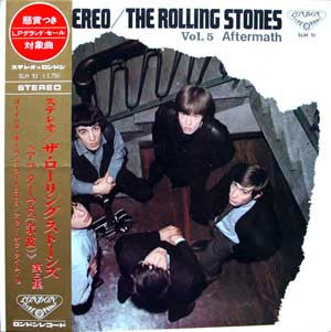 The Rolling Stones - Vol. 5 Aftermath (LP, Album, Gol)