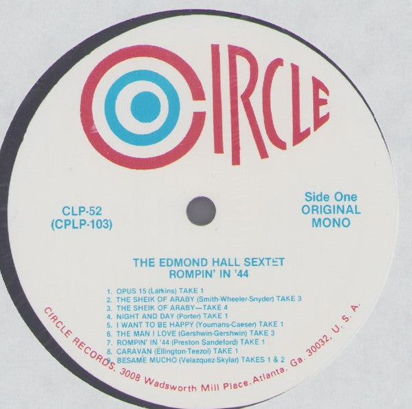 Edmond Hall Sextet - Rompin' In '44 (LP, Album, Mono, Transcription)