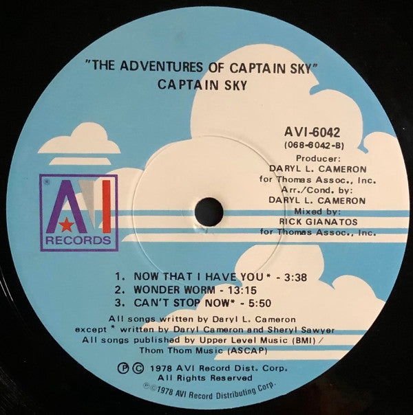 Captain Sky - The Adventures Of Captain Sky (LP, Album, NAM)