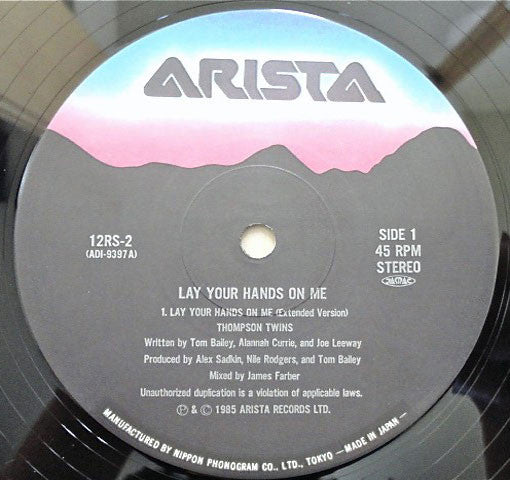 Thompson Twins - Lay Your Hands On Me (12"", Maxi)