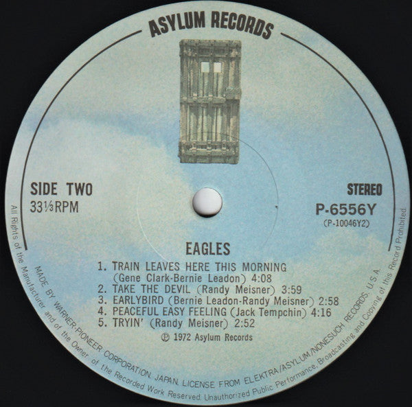 Eagles - Eagles (LP, Album, RE)