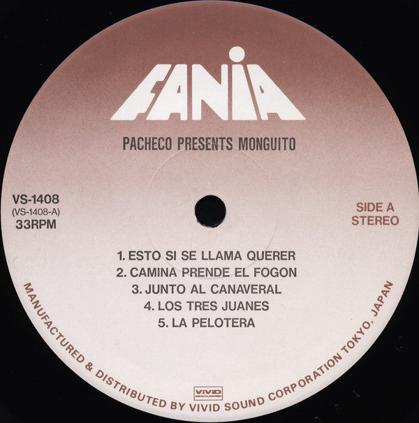 Johnny Pacheco - Pacheco Presents Monguito(LP, Album, RE)