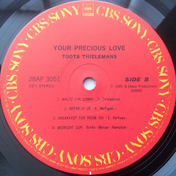 Toots Thielemans - Your Precious Love (LP, Album)