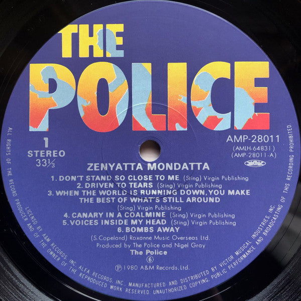 The Police - Zenyatta Mondatta (LP, Album)