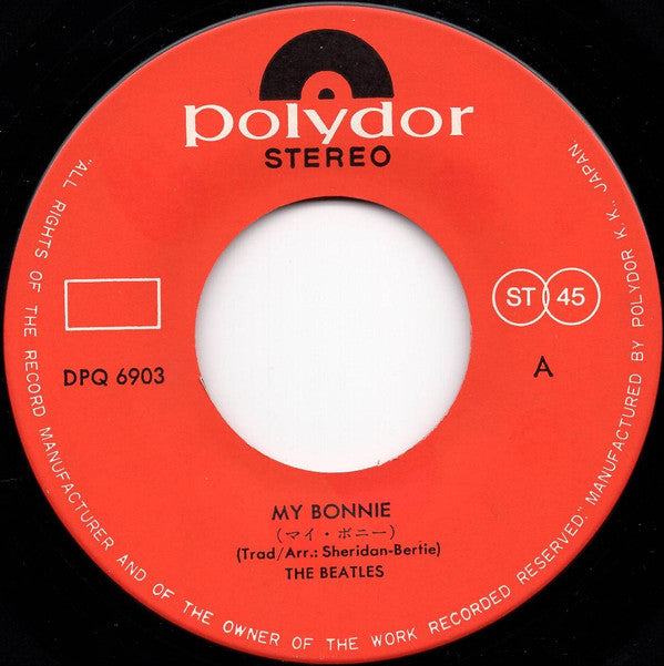 The Beatles - My Bonnie (7"", Single, RE)
