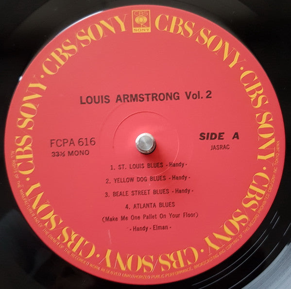 Louis Armstrong - Louis Armstrong Vol. 2 (LP, Comp, Mono, Club)