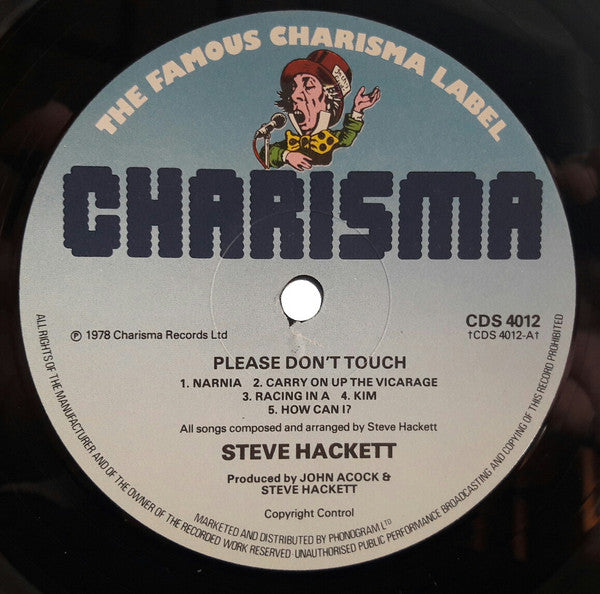 Steve Hackett - Please Don't Touch! (LP, Album, RE)